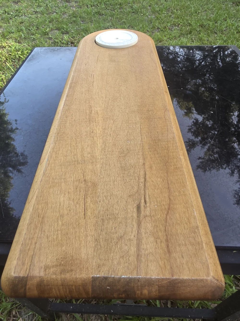 Nora Fleming JK Adams Wooden Cheese/Serving Board in Natural Brown